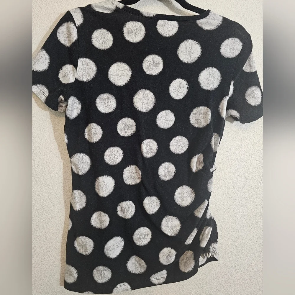 Michael Kors Top Small Polka Dot Black and White